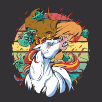 Vintage Cool Fantasy Fierce Unicorn And Scary Zomb Vintage Hoodie | Artistshot