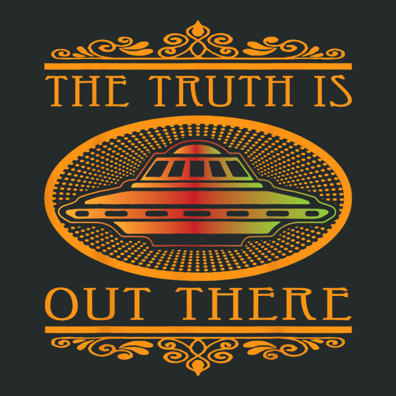 The Truth Is There Ufo Abduction Alien Conspiracy  Women's Triblend Scoop T-shirt by AnamarieStrawn | Artistshot