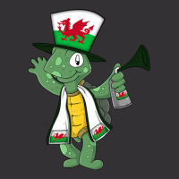 Wales Fan Turtle Vintage Short | Artistshot