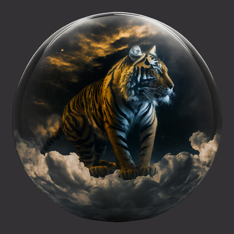 Tiger Ball Animal Print Art Animal Lovers Tiger Vintage Short | Artistshot