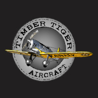 Timber Tiger Aircraft T-shirt | Artistshot