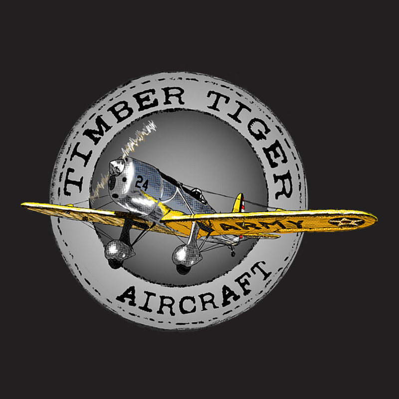 Timber Tiger Aircraft T-shirt | Artistshot