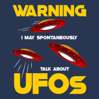 Warning I May Spontaneously Talk About Ufos Funny  Men Denim Jacket | Artistshot