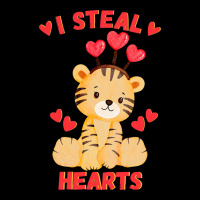 Valentines Day Tiger I Steal Hearts Boys Tiger Camping Chair | Artistshot