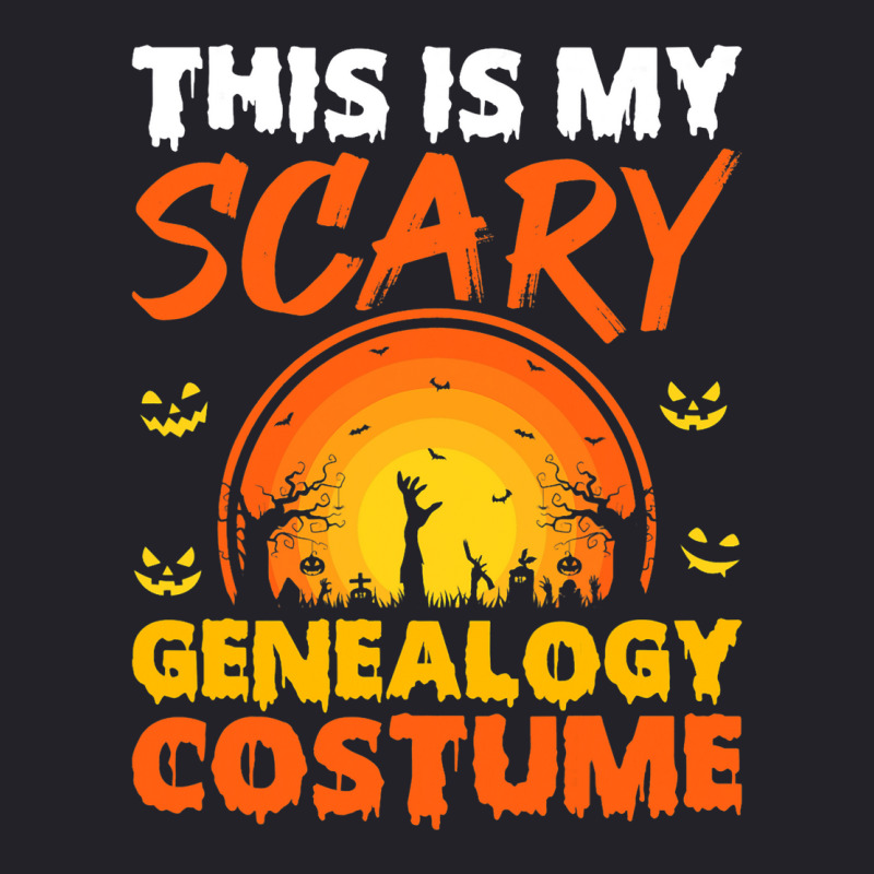 This Is My Scary Genealogy Costume Halloween Unisex Sherpa-lined Denim Jacket | Artistshot