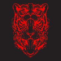 Tiger Optical Illusion Of Three Tigers Artwork T-shirt | Artistshot