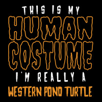 This Is My Human Costume Im Really A Western Pond  V-neck Tee | Artistshot