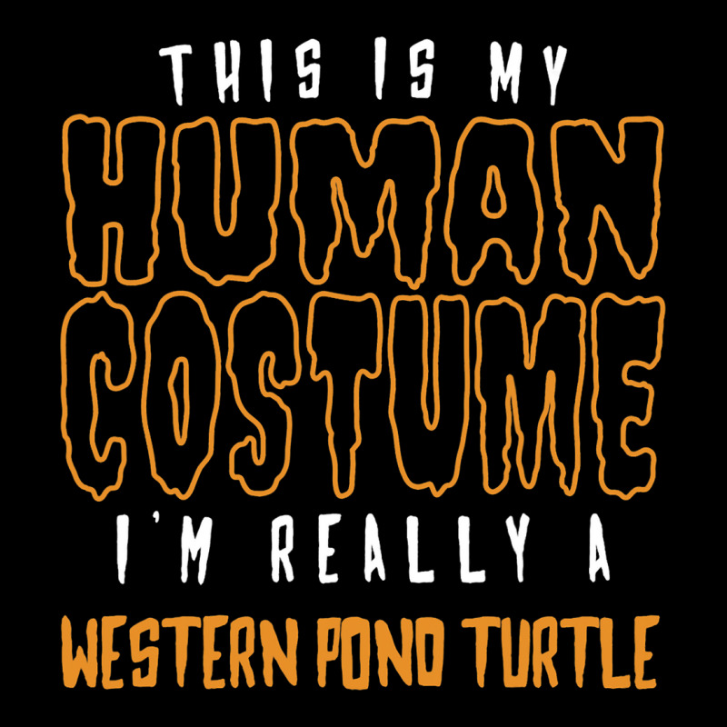 This Is My Human Costume Im Really A Western Pond  V-neck Tee | Artistshot