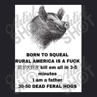 30 50 Feral Hogs Born To Squeal Rural America Is A Unisex Sherpa-lined Denim Jacket | Artistshot