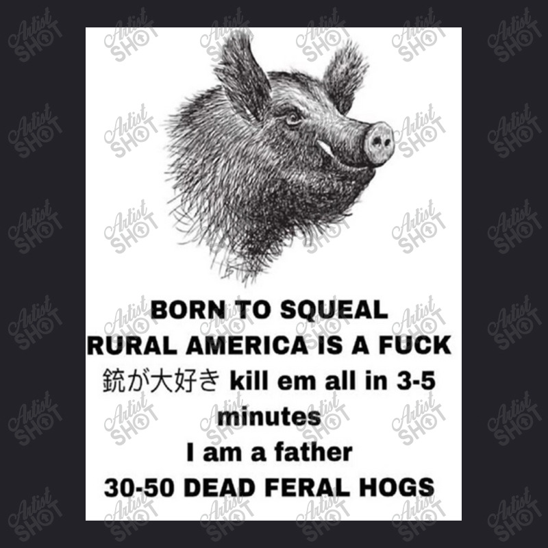 30 50 Feral Hogs Born To Squeal Rural America Is A Unisex Sherpa-lined Denim Jacket | Artistshot