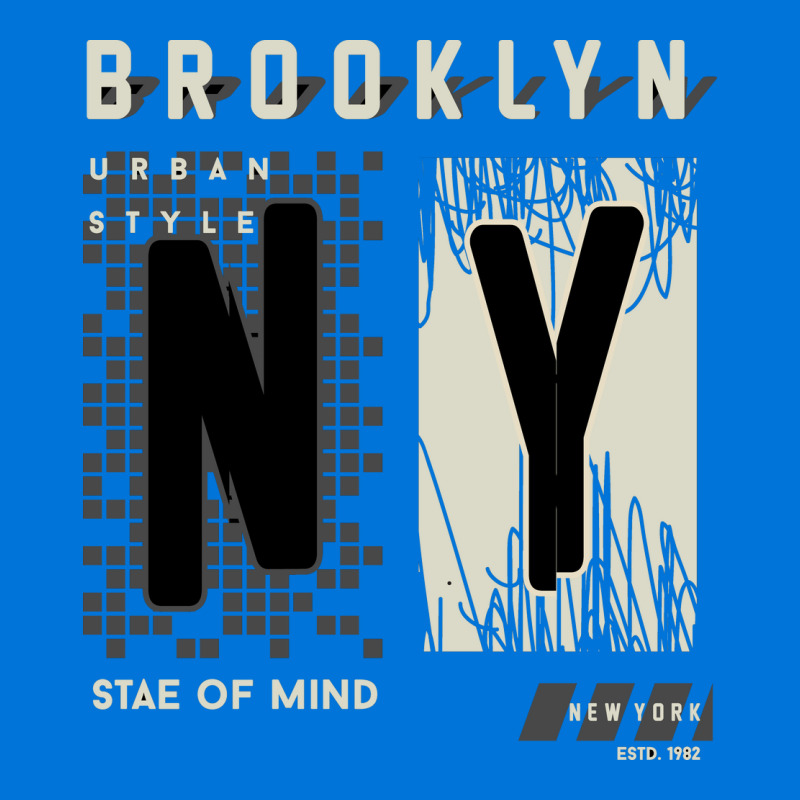 Brooklyn Urban Style Abstract Graphic Vector Print Graphic T-shirt | Artistshot