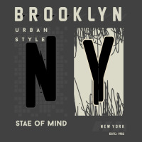 Brooklyn Urban Style Abstract Graphic Vector Print Vintage T-shirt | Artistshot