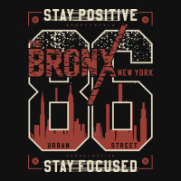 Stay Positive Stay Focused Sporty Graphic Vector P Graphic Youth T-shirt | Artistshot