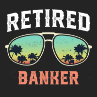 Funny Retired Banker Beach Palm Tree Sunglasses Me 3/4 Sleeve Shirt | Artistshot