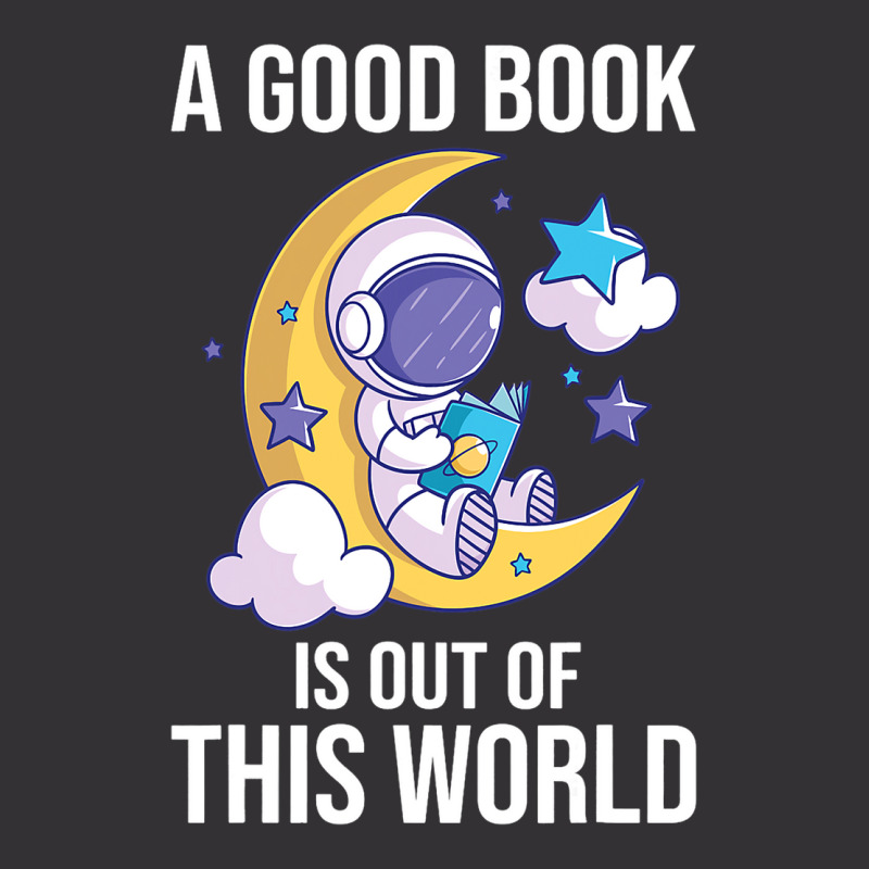 Good Book Is Out Of This World Astronaut Moon Spac Vintage Short | Artistshot