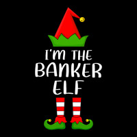 Funny Matching Family Im The Banker Elf Christmas Fleece Short | Artistshot