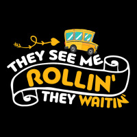 Funny School Bus Driver They See Me Rollin They Wa Men's Long Sleeve Pajama Set | Artistshot