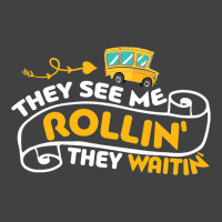 Funny School Bus Driver They See Me Rollin They Wa Vintage T-shirt | Artistshot