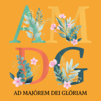 Amdg Ad Majorem Dei Gloriam Latin Catholic Mom Mother’s Day T Shirt Basic T-shirt | Artistshot