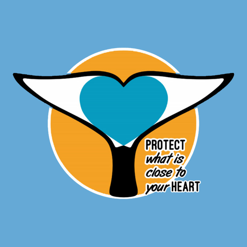 Whale Tail Heart Protect Basic T-shirt | Artistshot