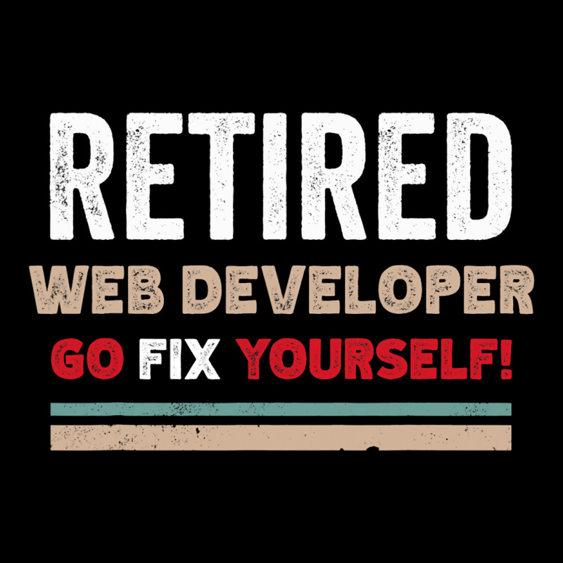 Funny Retired Web Developer Go Fix Themselves Retr Men's 3/4 Sleeve Pajama Set | Artistshot