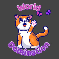 Cat And Butterflies World Domination Cute Colorful Cartoon Pullover Ho Basic T-shirt | Artistshot