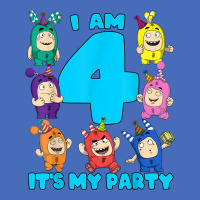 Oddbods I Am 4 Yrs Old Birthday Party T Shirt Basic T-shirt | Artistshot