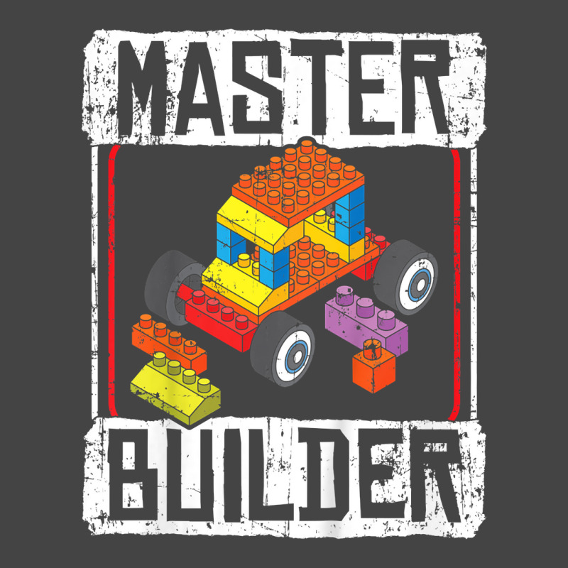 Kids Master Builder For A Builder Block Building Blocks Bricks T Shirt Basic T-shirt | Artistshot