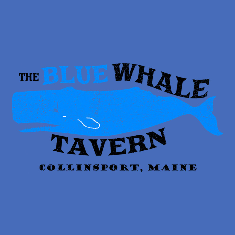 Blue Whale Tavern Distressed Basic T-shirt by poppyallen | Artistshot