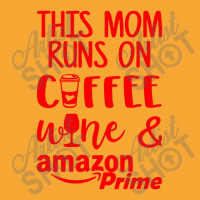 This Mom Runs On Coffee Basic T-shirt | Artistshot