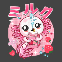 Kawaii Axolotl Strawberry Milk Shake Carton Aesthetic For Fans Basic T-shirt | Artistshot