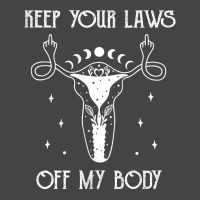 Womens Uterus Shirt Middle Finger Keep Your Laws Off My Body Tank Top Basic T-shirt | Artistshot