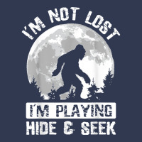 Retro Bigfoot Im Not Lost Im Playing Hide & Seek Sasquatch Basic T-shirt | Artistshot