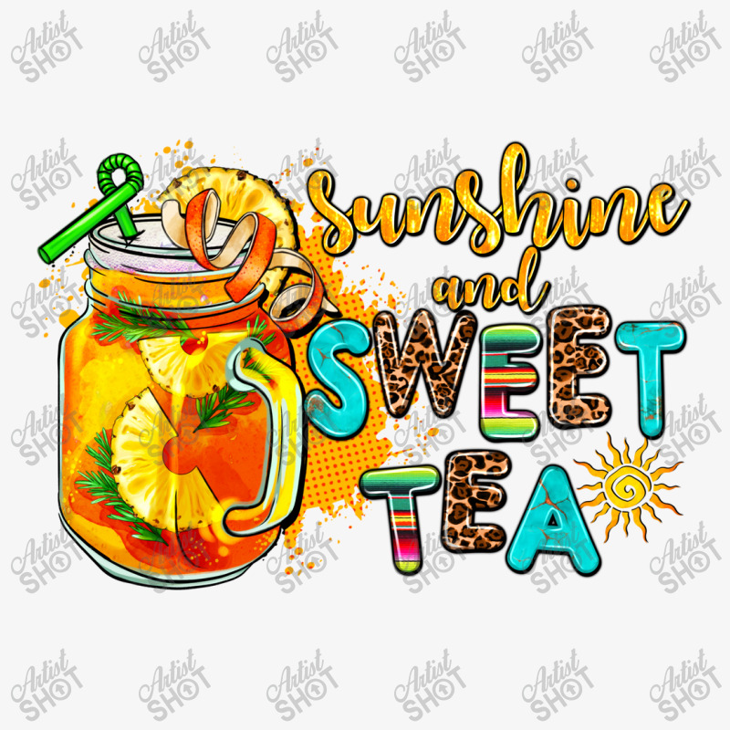 Sunshine And Sweet Tea Ladies Fitted T-Shirt by AdoDesignShop | Artistshot