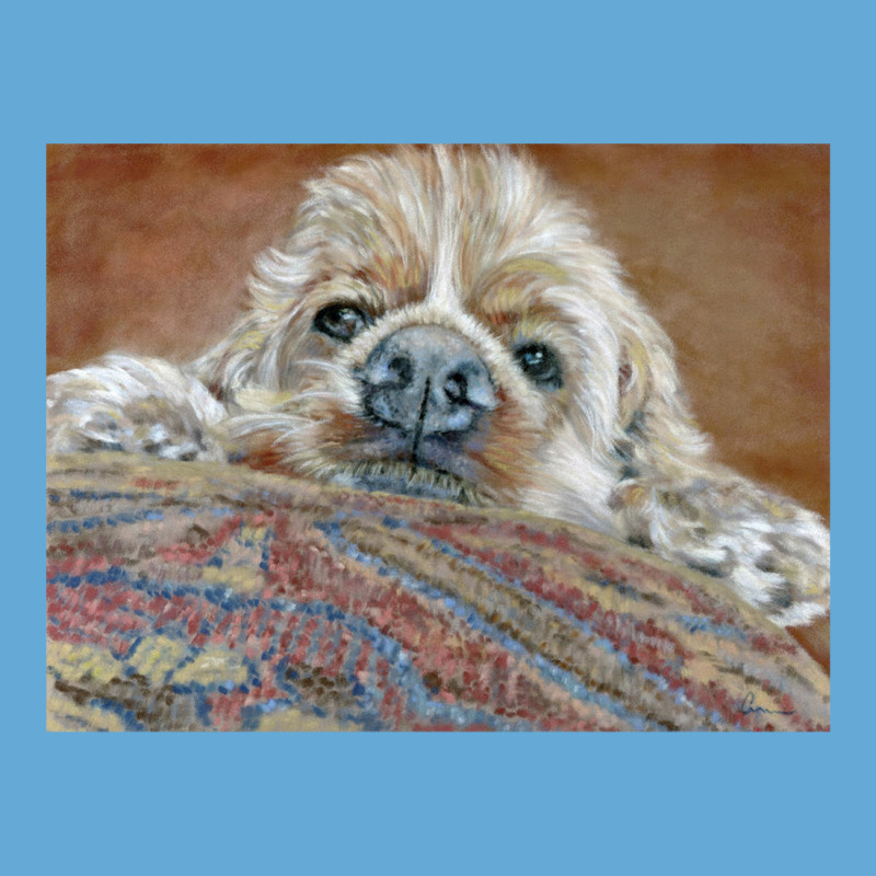 Cocker Spaniel On Pillow Basic Youth T-shirt by cm-arts | Artistshot