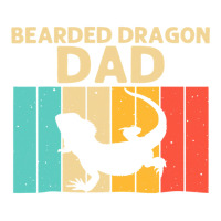 Vintage Bearded Dragon Design For Dad Grandpa Reptile Lover Raglan Crop Top | Artistshot