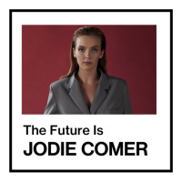 The Future Is Jodie Comer 3 Raglan Crop Top | Artistshot