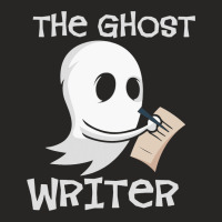 Ghost Writer Ghoul Author Halloween Trick Or Treat Ladies Fitted T-shirt | Artistshot