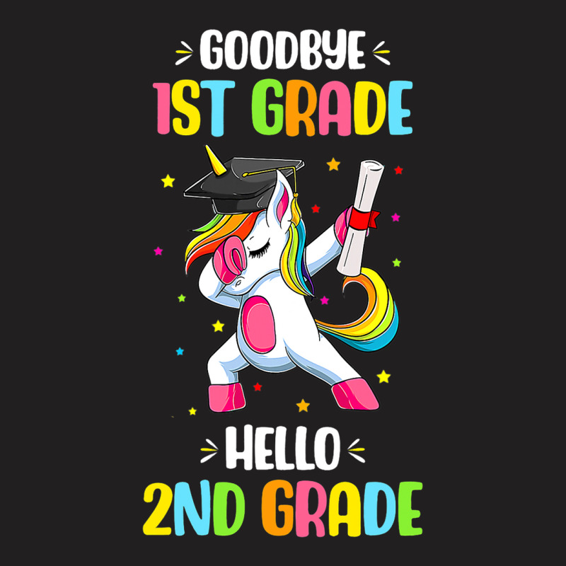 Goodbye 1st Grade Hello 2nd Grade Unicorn Girls T-shirt | Artistshot