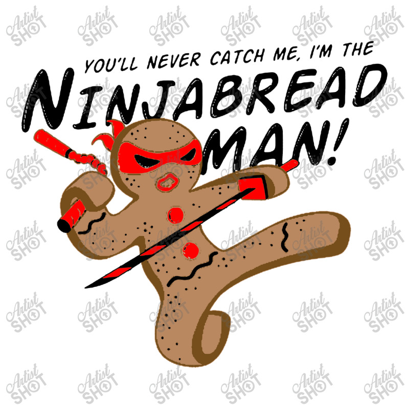 I'm The Ninjabread Man! Raglan Crop Top by Bakwan Art | Artistshot