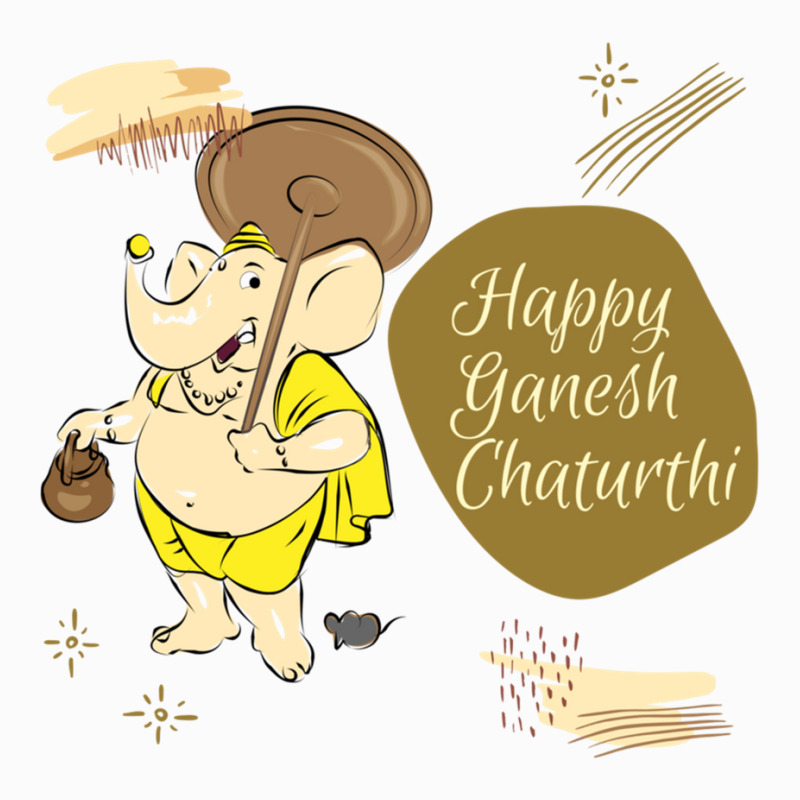 Happy Ganesh Chaturthi Raglan Crop Top by JONNELLENORTONN | Artistshot