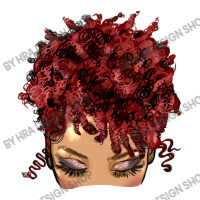 Afro Light Skin Red Hair Messy Bun Raglan Crop Top | Artistshot