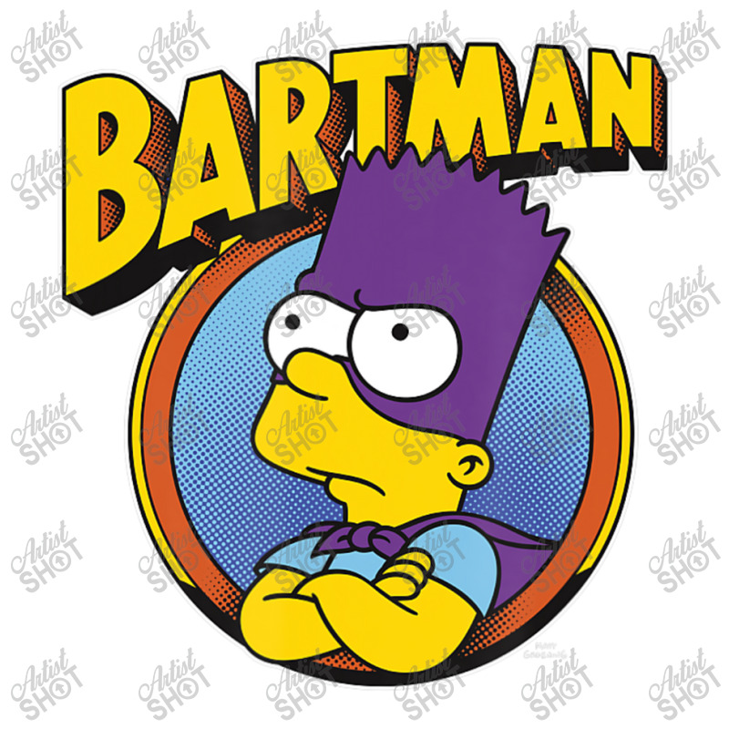 The Simpsons Bartman Hero Shot C2 Raglan Crop Top by longdanouj | Artistshot