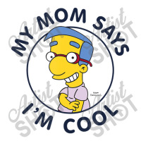 The Simpsons Milhouse My Mom Says I'm Cool V2 Raglan Crop Top | Artistshot