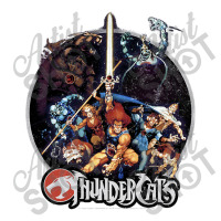 Thundercats Group Shot Vintage Circle Raglan Crop Top | Artistshot