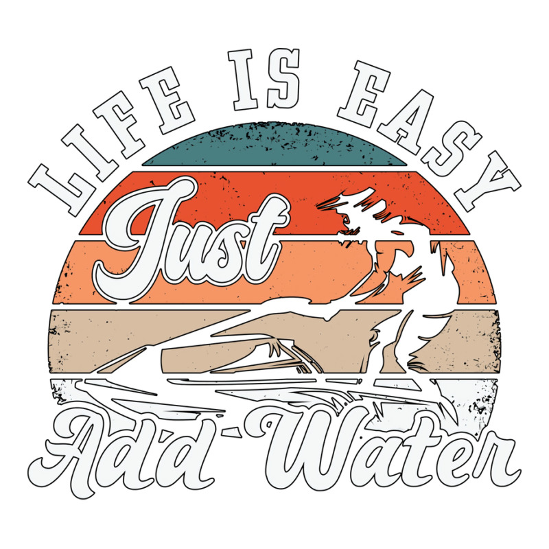 Jet Ski Life Is Easy Just Add Water Jet Skiing Quo Raglan Crop Top by cotewatrs1 | Artistshot