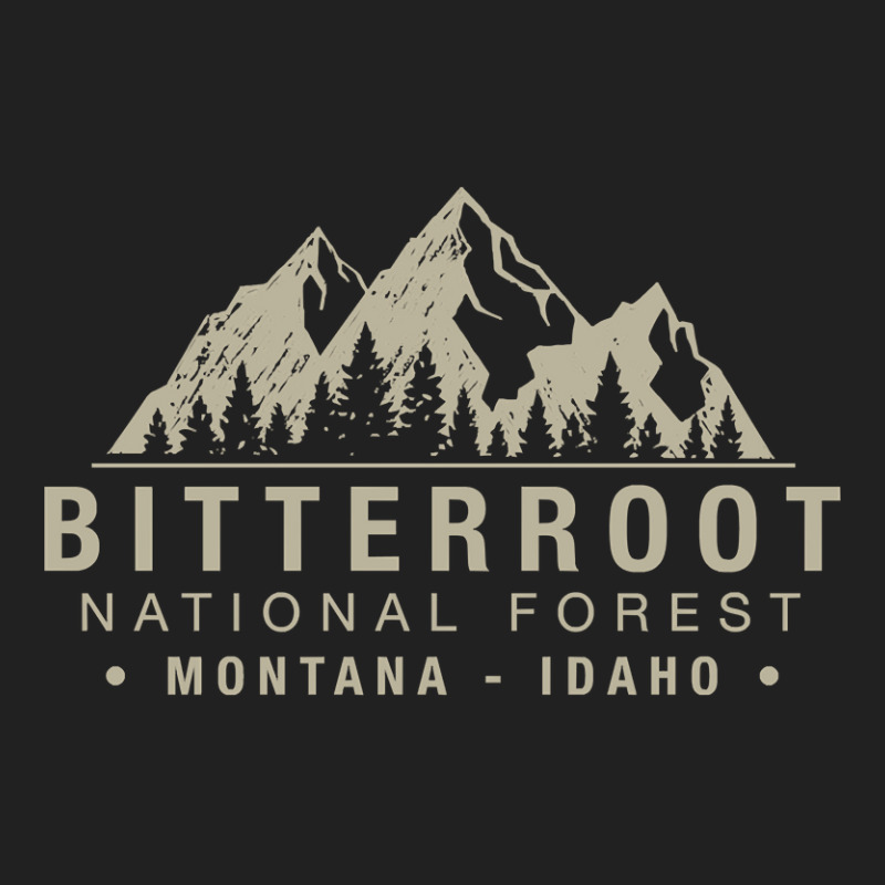 Bitterroot National Forest Montana Idaho Pullover Basic T-shirt by badieu97 | Artistshot