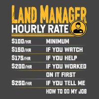 Land Manager Hourly Rate   Funny Property Manager T Shirt Basic T-shirt | Artistshot