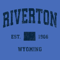 Riverton Wyoming Wy Vintage Athletic Navy Sports Design T Shirt Basic T-shirt | Artistshot