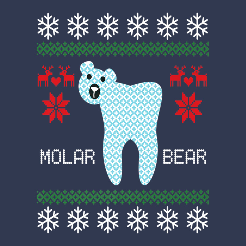 Christmas Ugly Sweater Molar Bear Dentist Basic T-shirt by AliaOwens | Artistshot